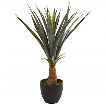 NEARLY NATURALS 30 in. Agave Artificial Plant 8315